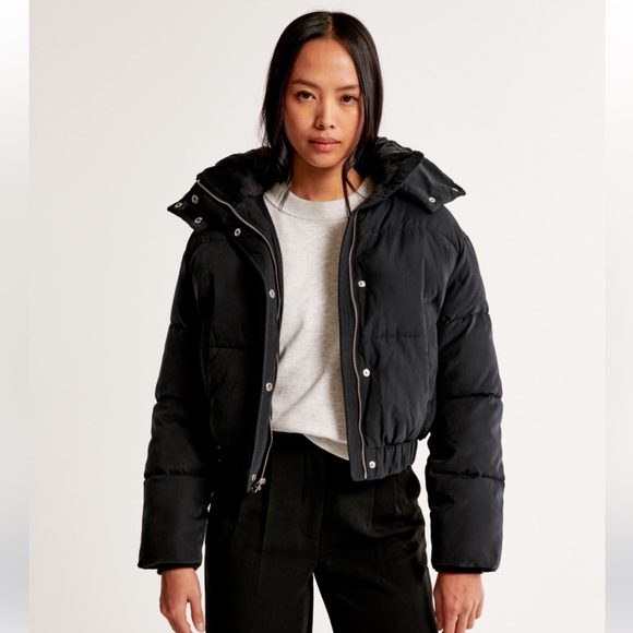 Abercrombie & Fitch Ultra Mini Puffer Coat - Picture 1 of 12